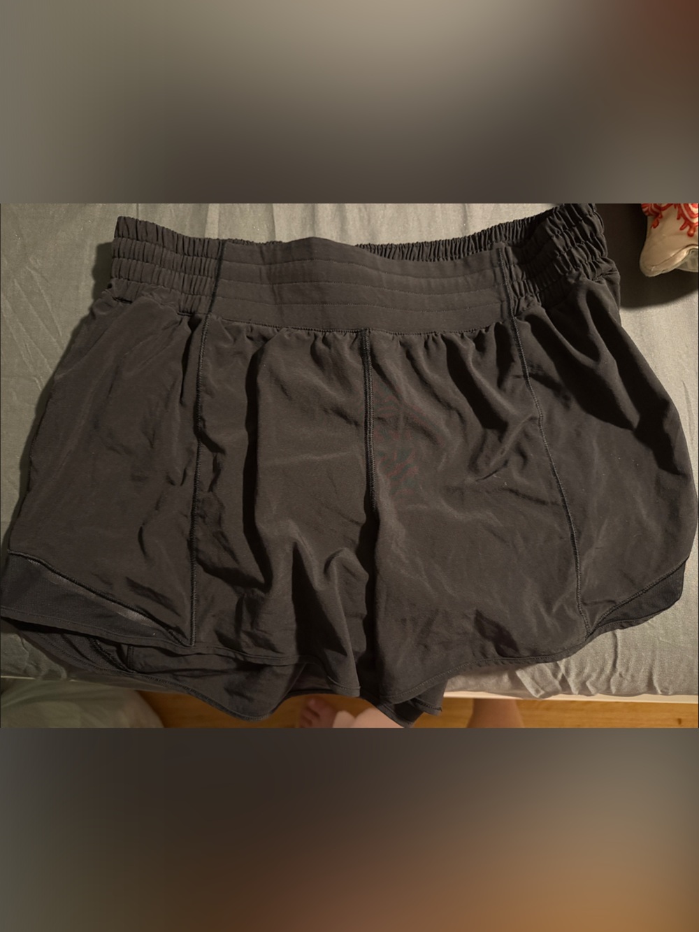 Women’s Black Athletic Shorts - Lightweight Performance